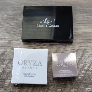 Lot of 3 Eyeshadows Oryza Ciate Beauty Value Nebula Palette Metallic Peach Party